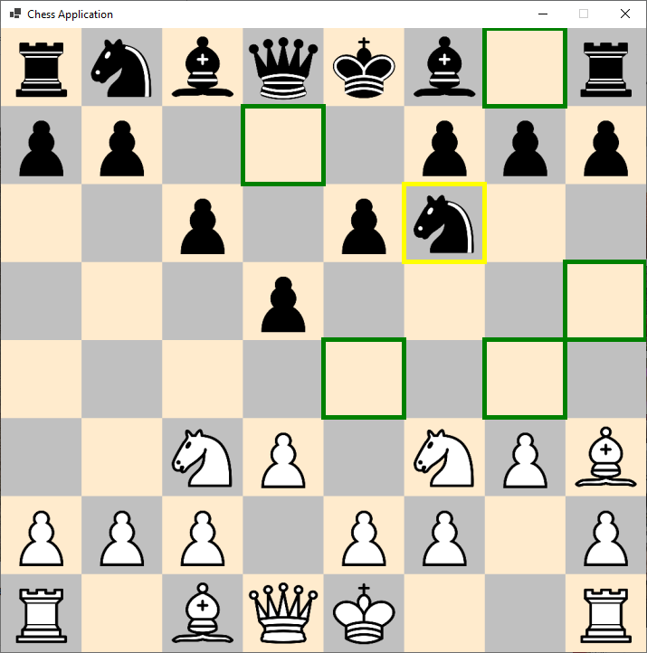 chess application (2nd screenshot)
