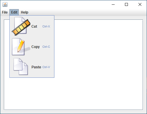 text editor application (3rd screenshot)