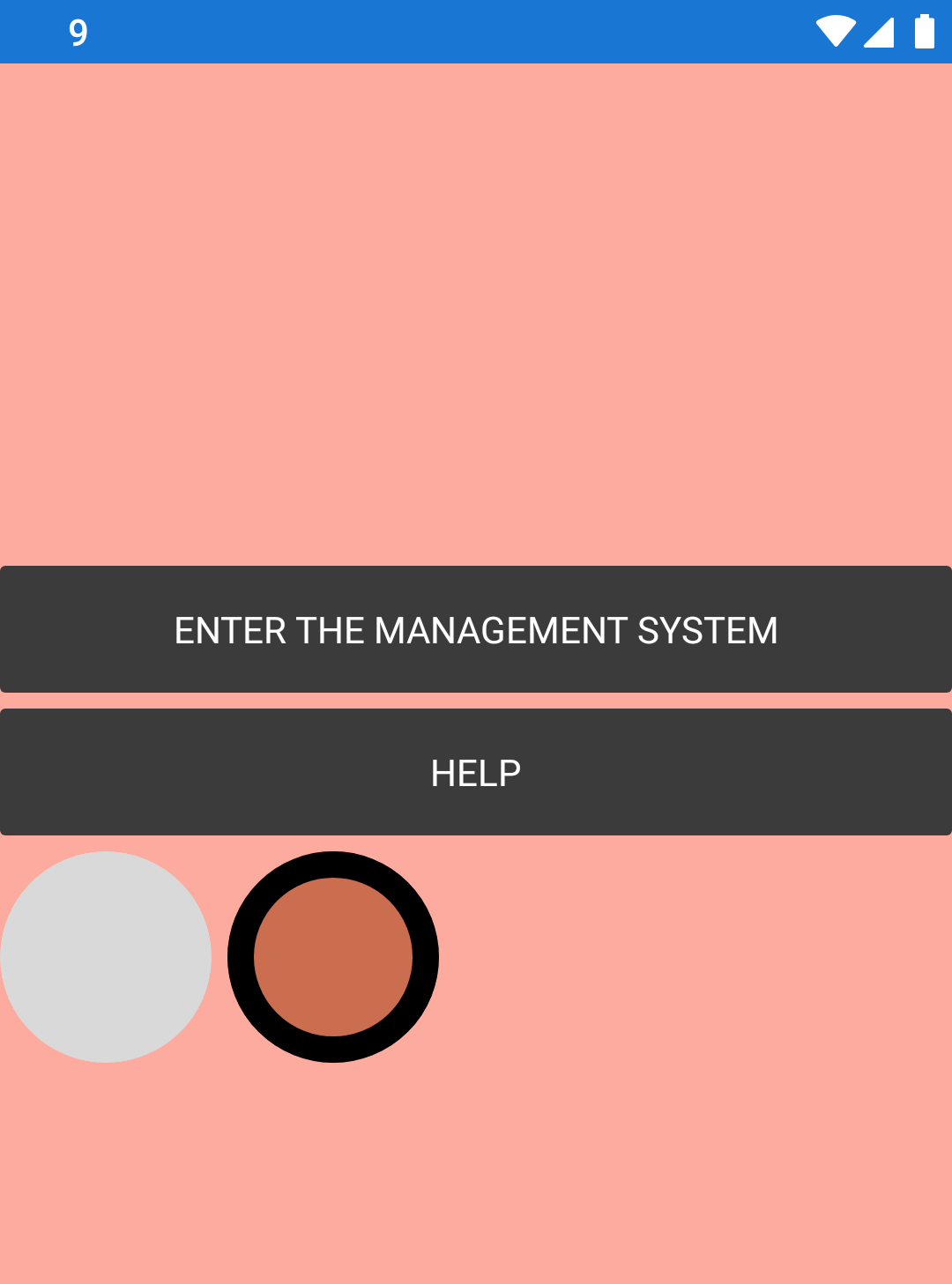 xamarin employee management application (1st screenshot)